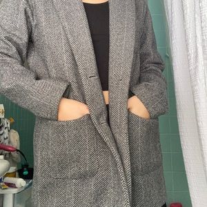 Herringbone patterned jacket